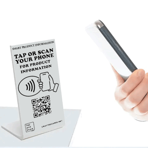 Your Business Google Review Card with NFC and Qr Code. Making you More Professional