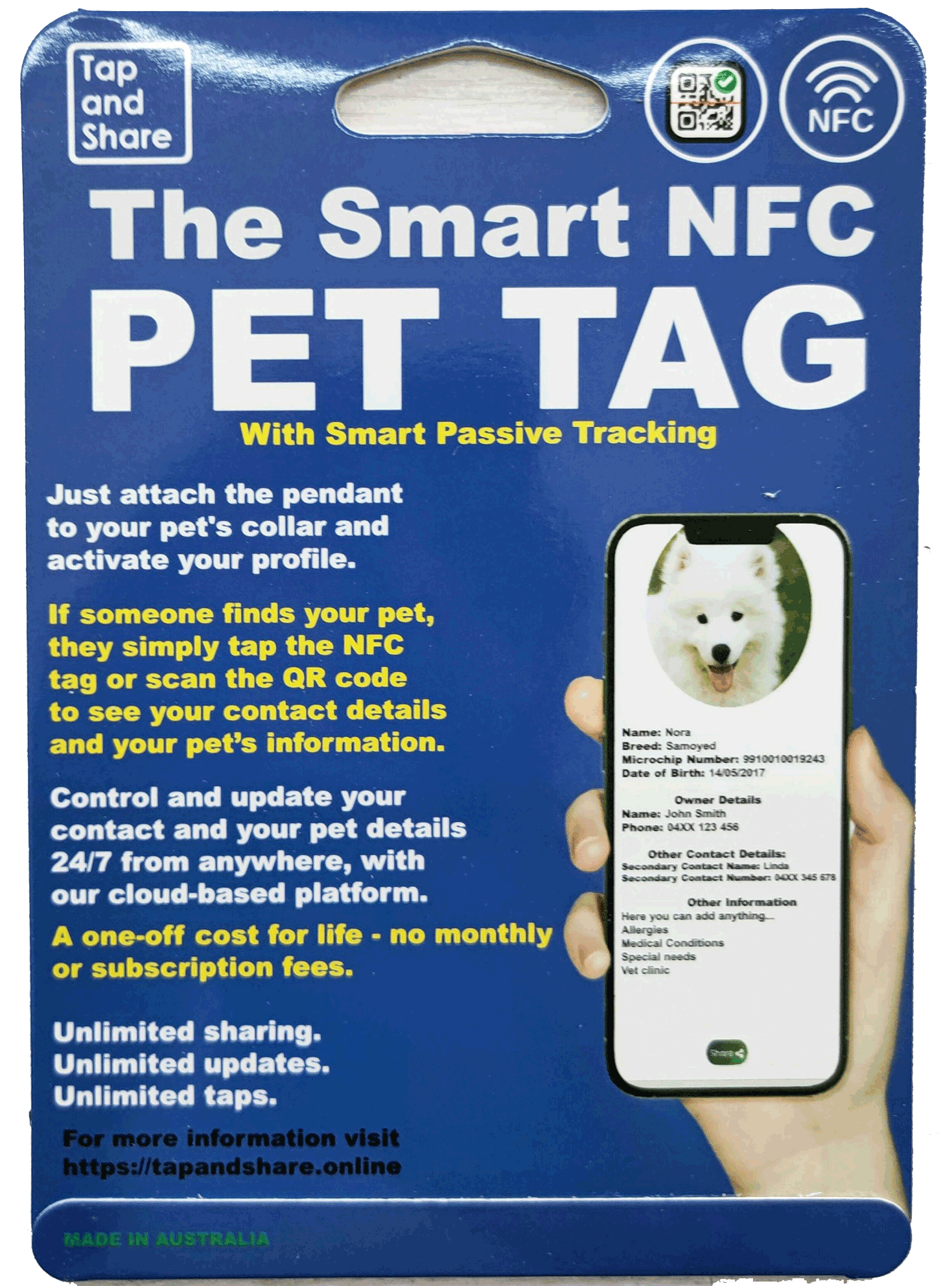 Google dog outlet tag